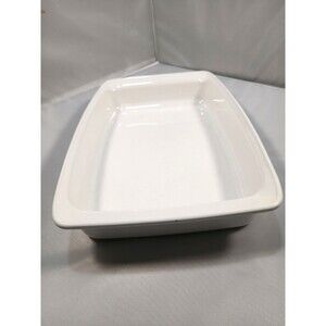 Corning Ware Green Medallion Pan P-315-B Shell Oil Promo 12 x 7.5 x 2" 2.75 qt